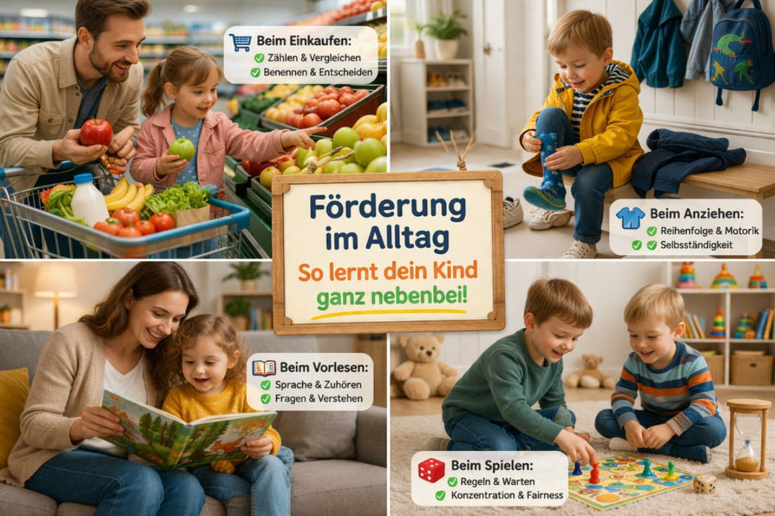 Förderung im Alltag – so lernt Ihr Kind ganz nebenbei