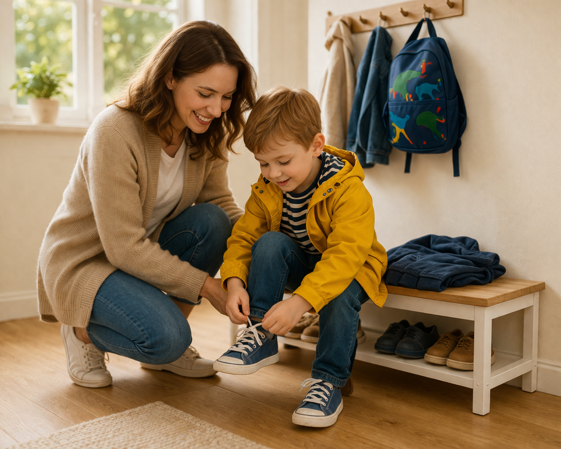 👟 Anziehen & Schuhe binden – ein großer Schritt in Richtung Schule